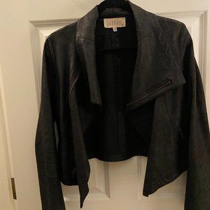 Georgie Faux Leather Jacket Small
